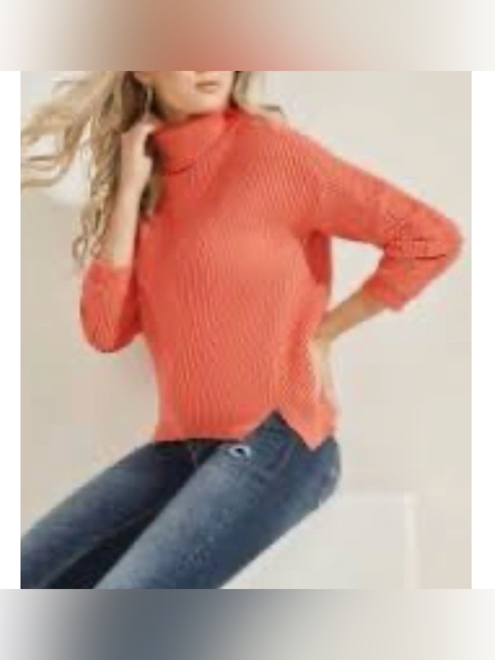 Guess Wool Blend Turtleneck Sweater